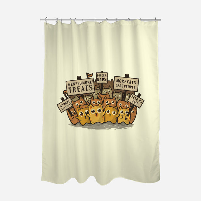 Pet Protest-None-Polyester-Shower Curtain-erion_designs