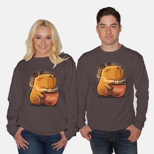 Cafe-bara-Unisex-Crew Neck-Sweatshirt-erion_designs