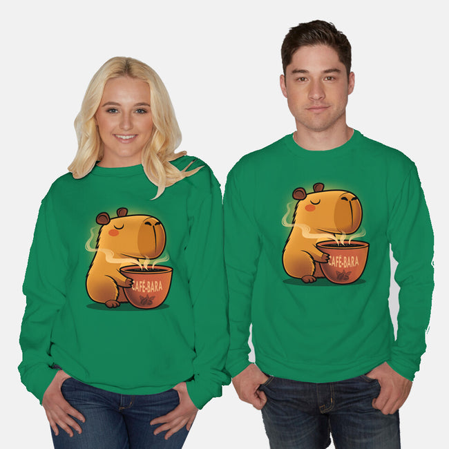Cafe-bara-Unisex-Crew Neck-Sweatshirt-erion_designs
