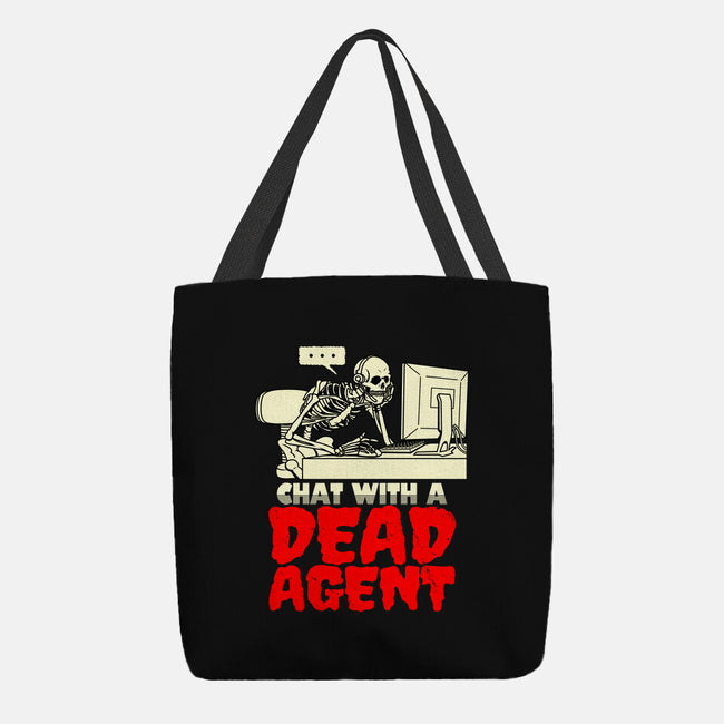 Chat With A Dead Agent-None-Basic Tote-Bag-Boggs Nicolas