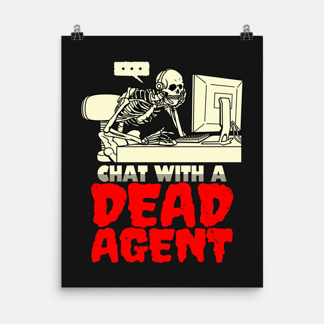 Chat With A Dead Agent-None-Matte-Poster-Boggs Nicolas