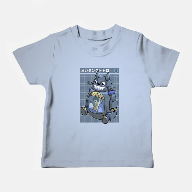 Mecha Tank Totoro-Baby-Basic-Tee-Astrobot Invention