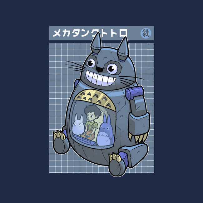 Mecha Tank Totoro-None-Drawstring-Bag-Astrobot Invention