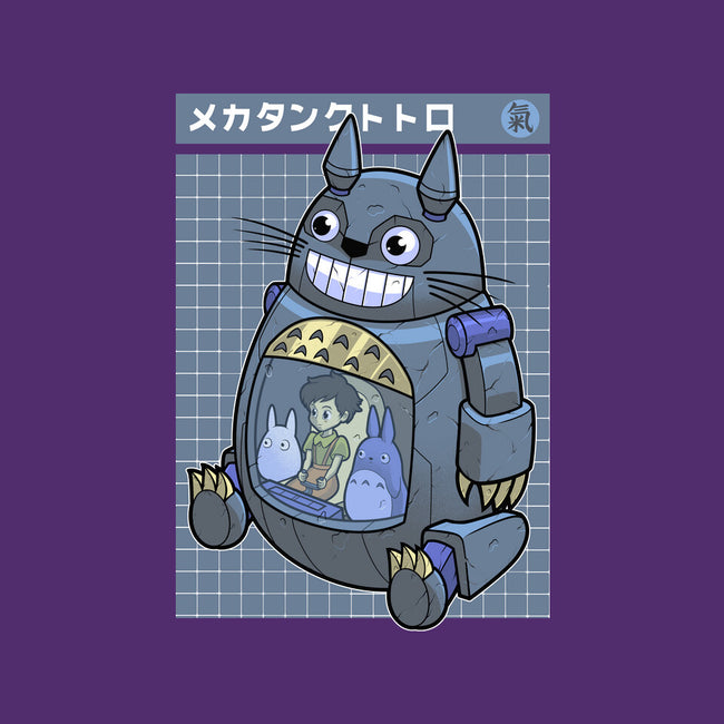 Mecha Tank Totoro-Womens-Off Shoulder-Tee-Astrobot Invention