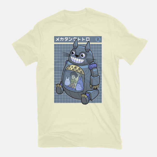 Mecha Tank Totoro-Mens-Premium-Tee-Astrobot Invention