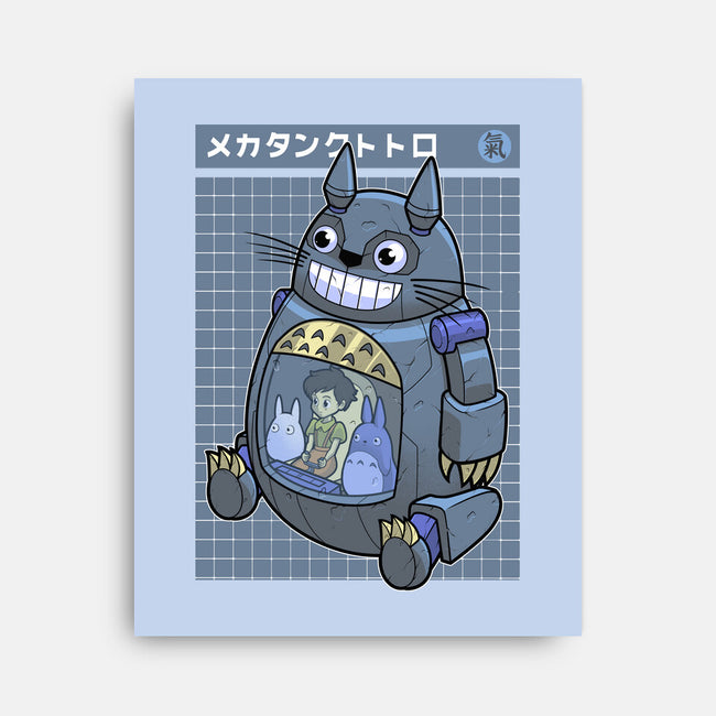 Mecha Tank Totoro-None-Stretched-Canvas-Astrobot Invention