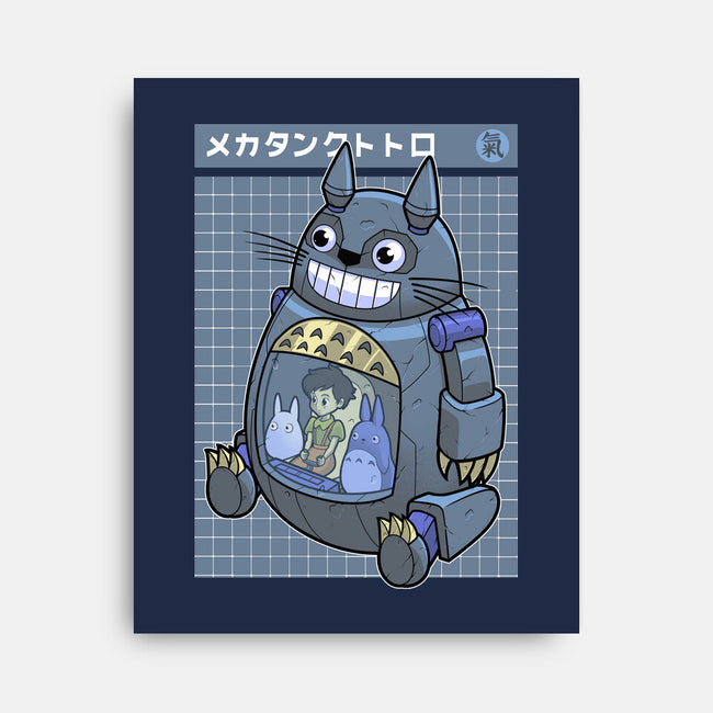 Mecha Tank Totoro-None-Stretched-Canvas-Astrobot Invention