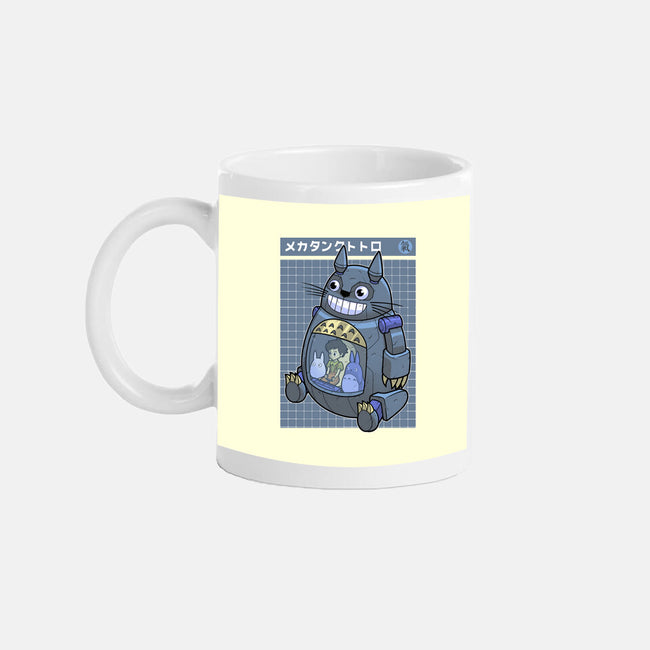 Mecha Tank Totoro-None-Mug-Drinkware-Astrobot Invention