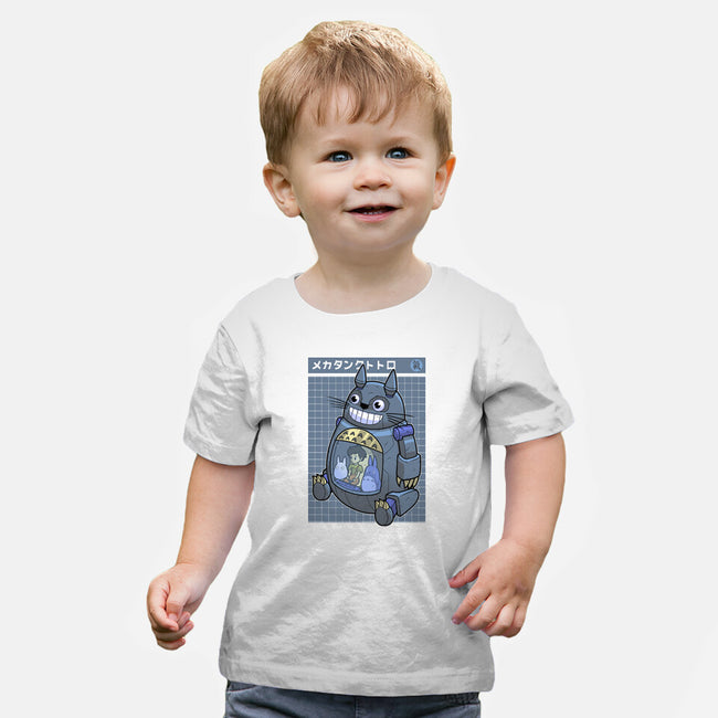 Mecha Tank Totoro-Baby-Basic-Tee-Astrobot Invention