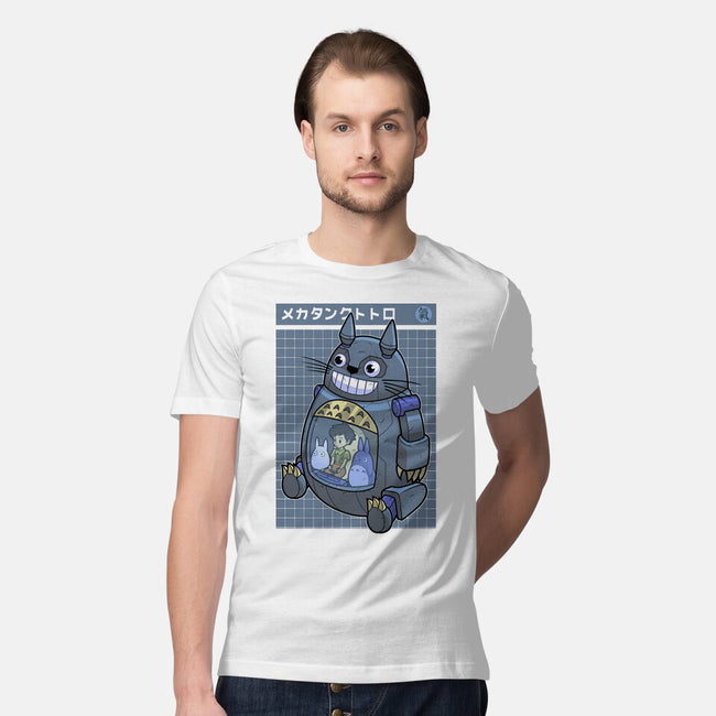 Mecha Tank Totoro-Mens-Premium-Tee-Astrobot Invention