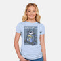 Mecha Tank Totoro-Womens-Fitted-Tee-Astrobot Invention