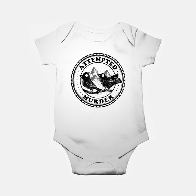 Murder Crows-Baby-Basic-Onesie-tobefonseca