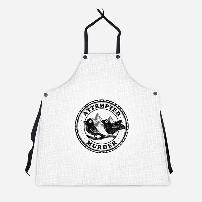 Murder Crows-Unisex-Kitchen-Apron-tobefonseca