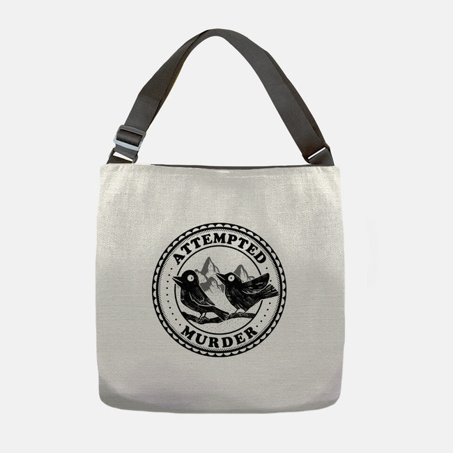 Murder Crows-None-Adjustable Tote-Bag-tobefonseca