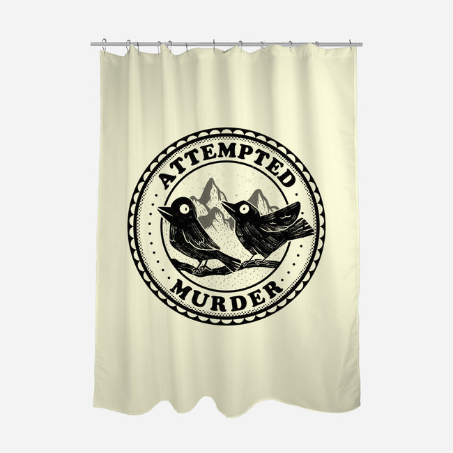 Murder Crows-None-Polyester-Shower Curtain-tobefonseca