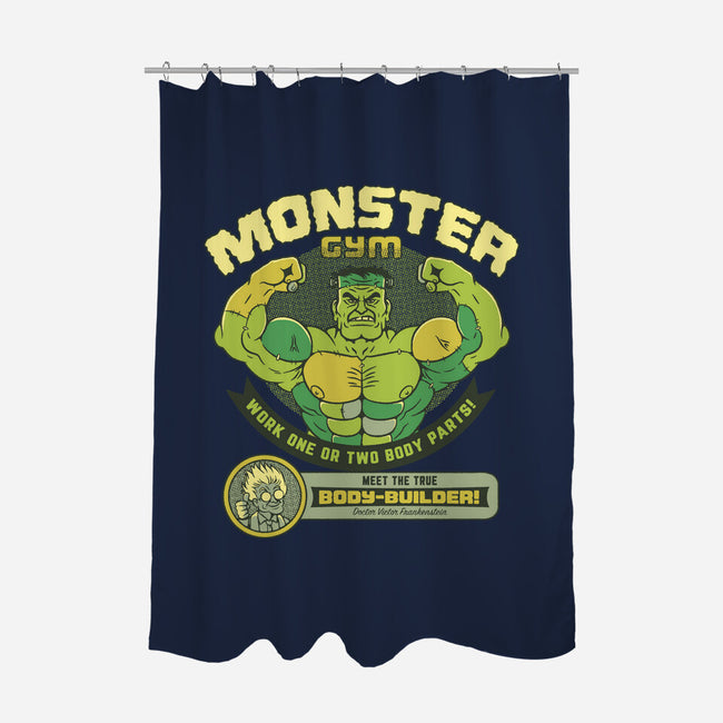 Frankenstein Bodybuilder-None-Polyester-Shower Curtain-tobefonseca