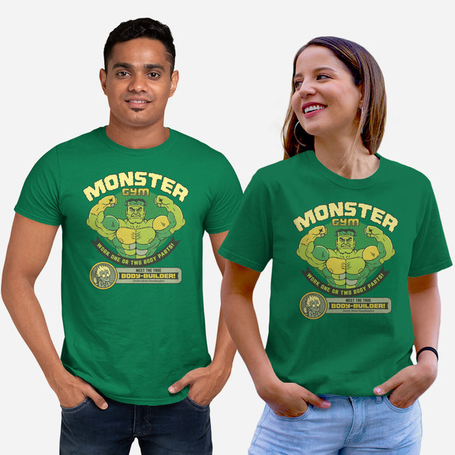 Frankenstein Bodybuilder-Unisex-Basic-Tee-tobefonseca