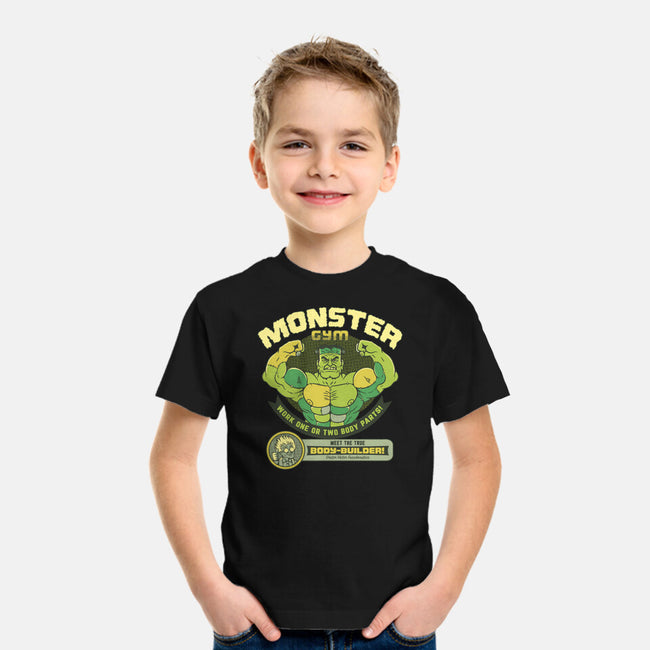 Frankenstein Bodybuilder-Youth-Basic-Tee-tobefonseca