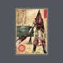 Pyramid Head Woodblock-Unisex-Kitchen-Apron-DrMonekers