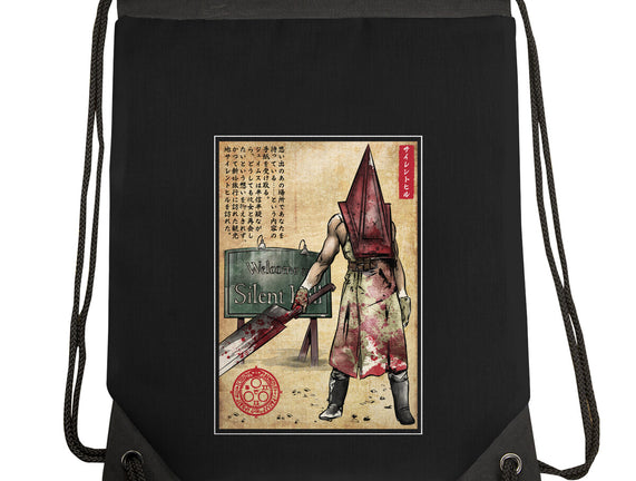 Pyramid Head Woodblock