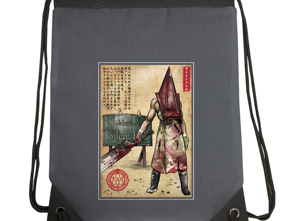 Pyramid Head Woodblock