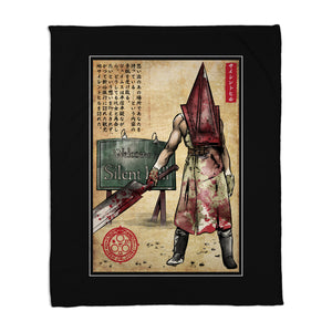 Pyramid Head Woodblock