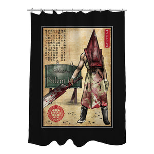 Pyramid Head Woodblock