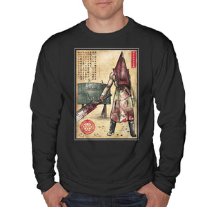 Pyramid Head Woodblock