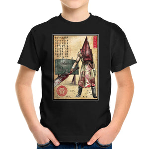Pyramid Head Woodblock