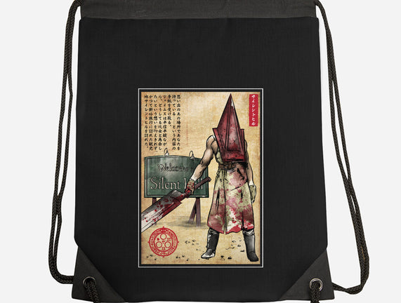 Pyramid Head Woodblock