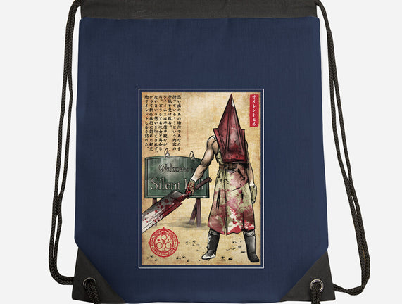 Pyramid Head Woodblock