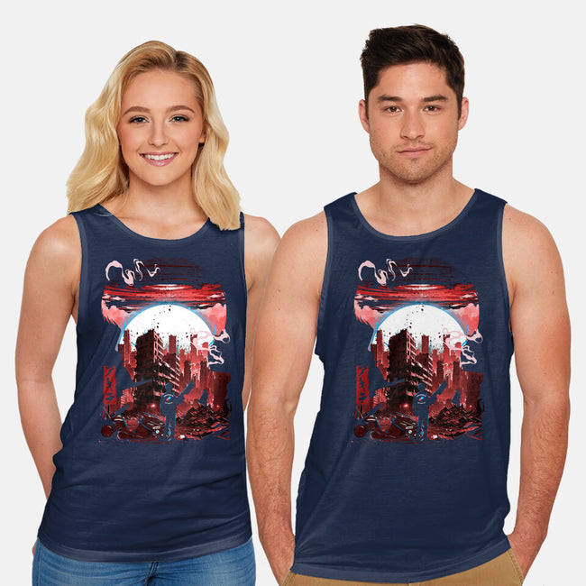 Neo-Tokyo Blues-Unisex-Basic-Tank-Arinesart