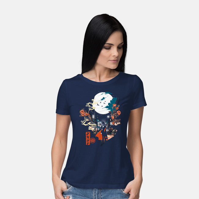 Moonlight Crusader-Womens-Basic-Tee-Arinesart