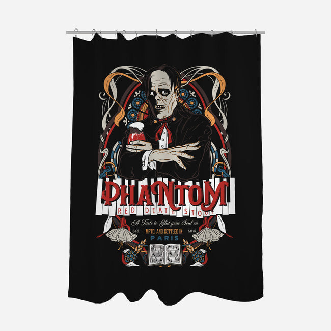 The Phantom-None-Polyester-Shower Curtain-Arinesart