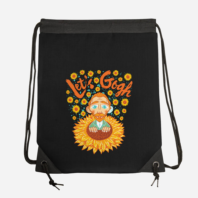 Let's Gogh-None-Drawstring-Bag-Tronyx79