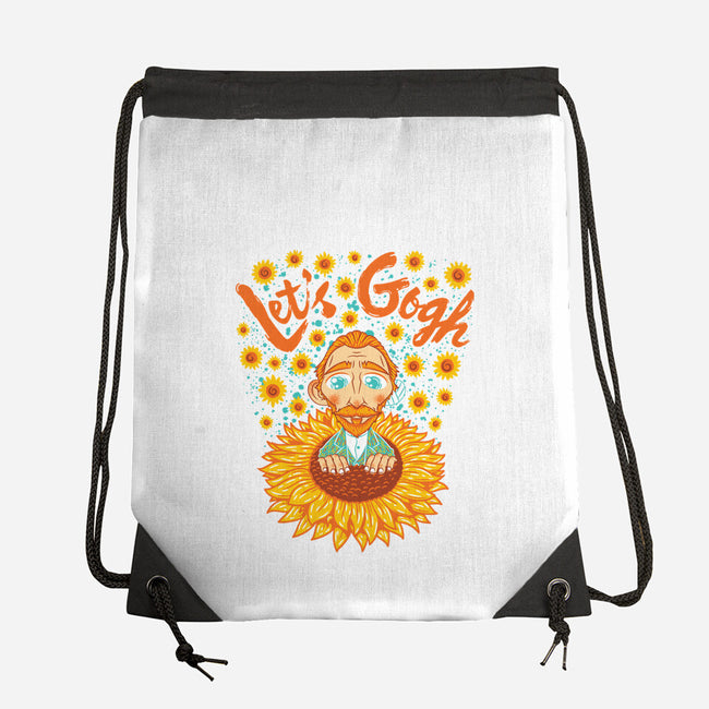 Let's Gogh-None-Drawstring-Bag-Tronyx79