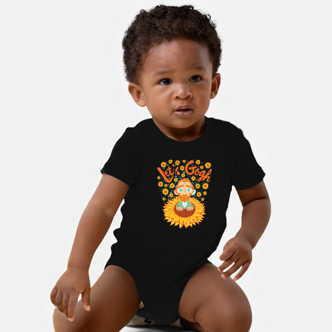 Let's Gogh-Baby-Basic-Onesie-Tronyx79