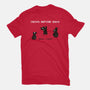 Crows Before Bros-Womens-Fitted-Tee-Mattania