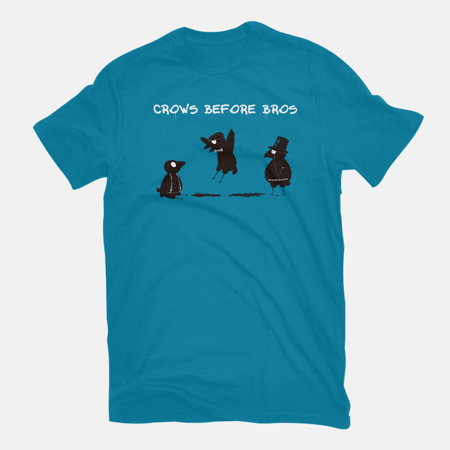 Crows Before Bros-Womens-Fitted-Tee-Mattania