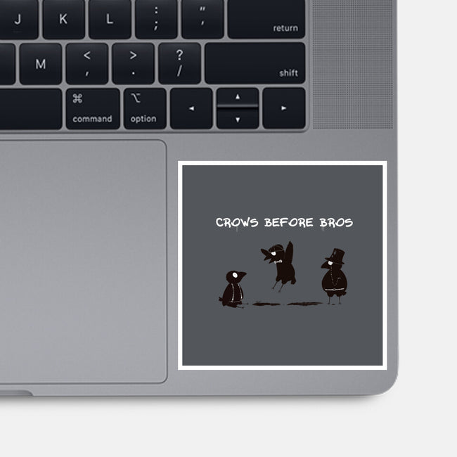 Crows Before Bros-None-Glossy-Sticker-Mattania