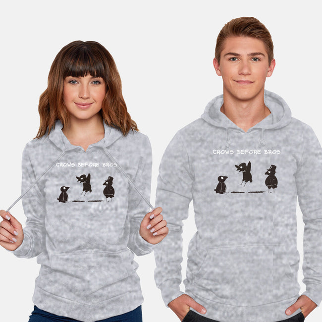 Crows Before Bros-Unisex-Pullover-Sweatshirt-Mattania