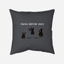 Crows Before Bros-None-Removable Cover w Insert-Throw Pillow-Mattania