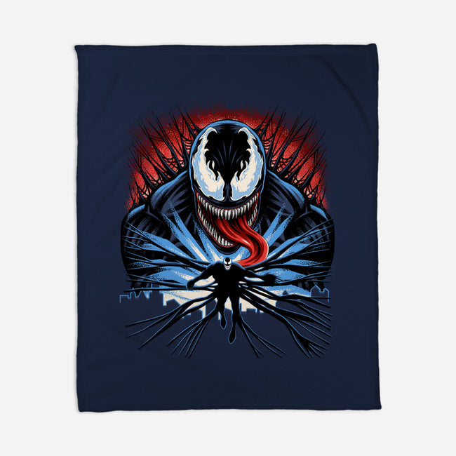 Antihero Symbiote-None-Fleece-Blanket-rmatix