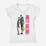 Pretty Couple-Womens-V-Neck-Tee-joerawks