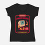 Expert Horror Movies Curator-Womens-V-Neck-Tee-sachpica