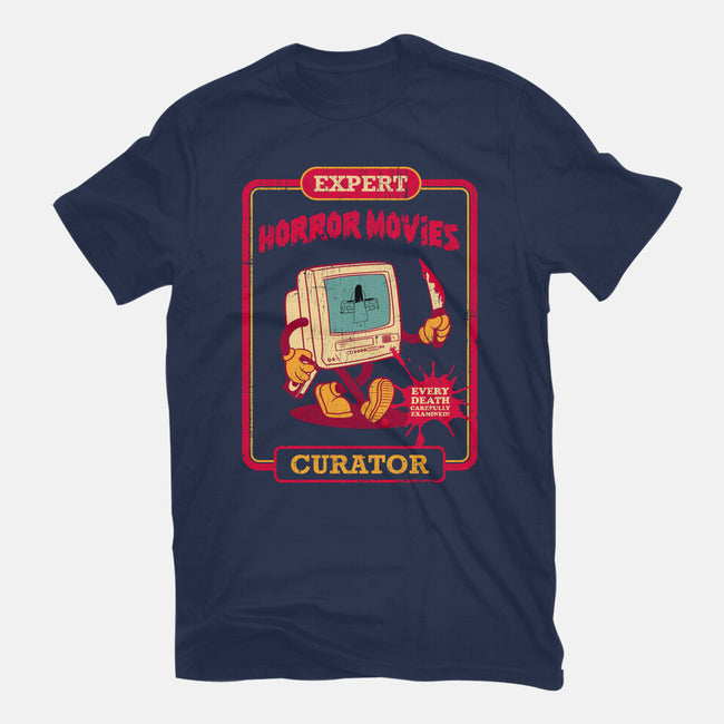 Expert Horror Movies Curator-Youth-Basic-Tee-sachpica