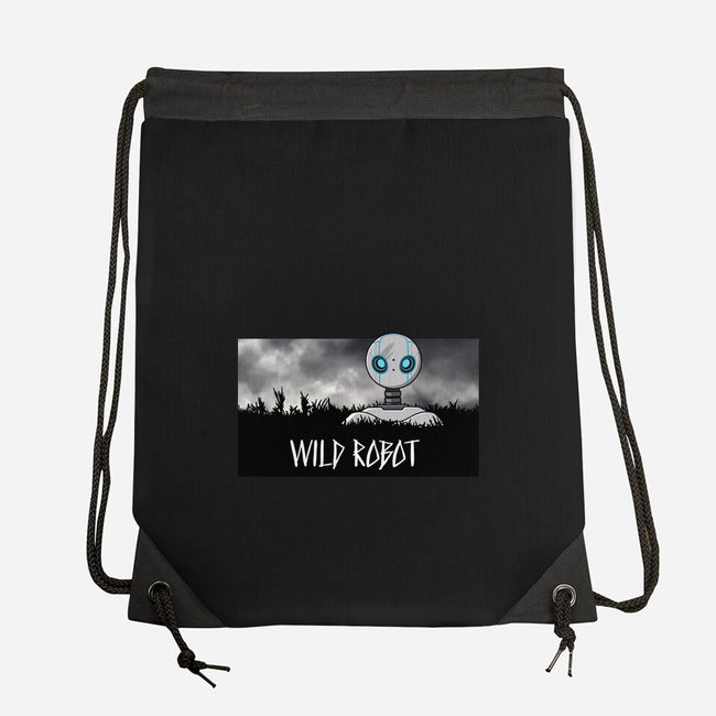 Wild Robot-None-Drawstring-Bag-jasesa