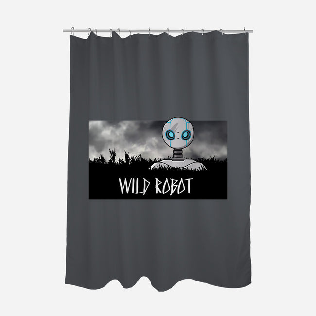 Wild Robot-None-Polyester-Shower Curtain-jasesa