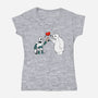 Wild Hero 6-Womens-V-Neck-Tee-PGDesigns