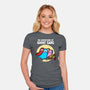The Adventures Of Ghost Gang-Womens-Fitted-Tee-zascanauta